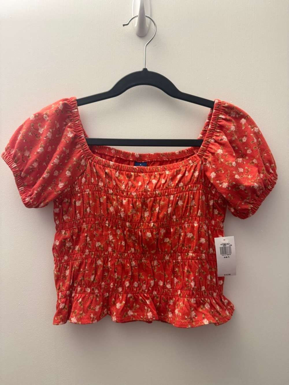 Old Navy Floral Smocked Top